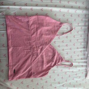 Hollister Co. Women's Pink Crop-top